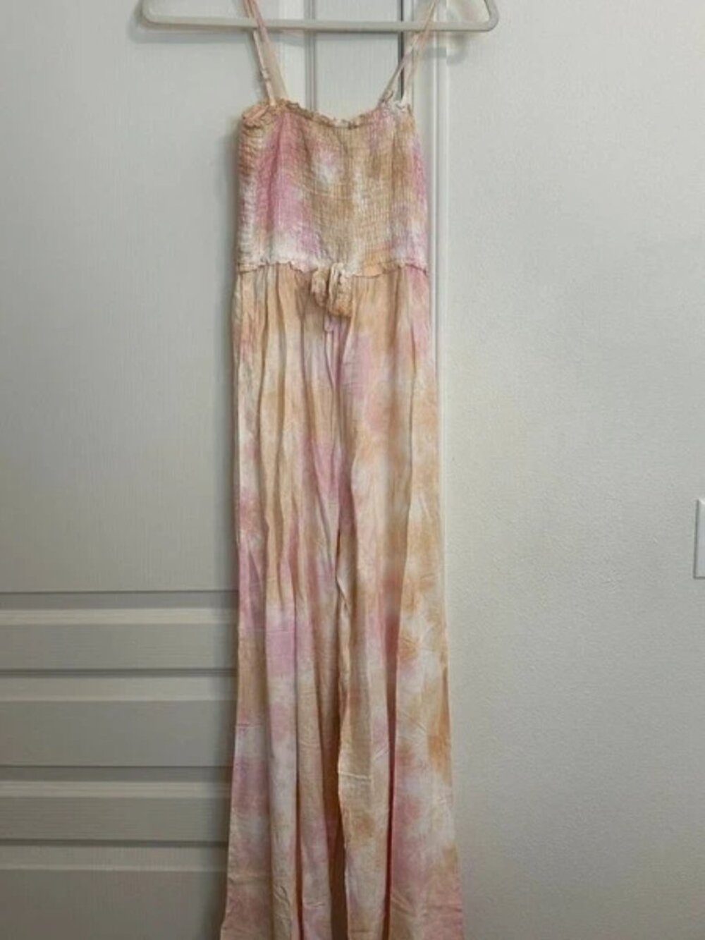 Kiwi + Punch Tie Dye Smocked Wide Leg Jumpsuit – Small NWT